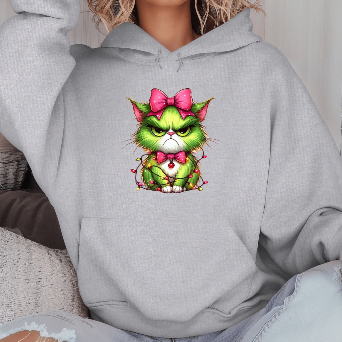 Unisex džemperis su spauda „Katė Grinčas“ - Image 2