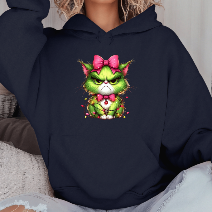 Unisex džemperis su spauda „Katė Grinčas“ - Image 3