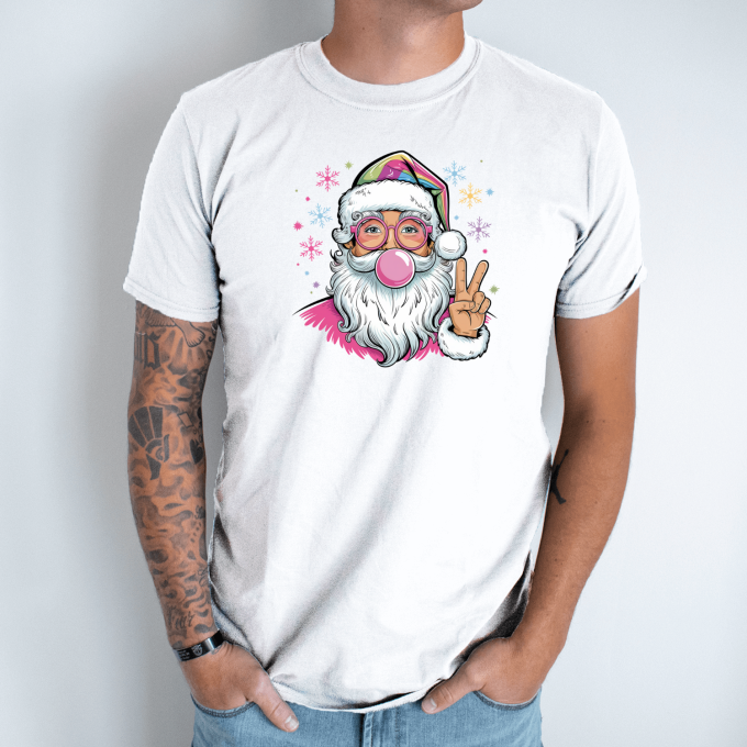 Unisex marškinėliai su spauda „Cool Kalėdos“ - Image 2