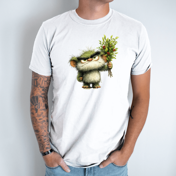 Unisex marškinėliai su spauda „Kalėdų bambeklis“ - Image 2