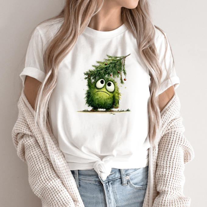Unisex marškinėliai su spauda „Kalėdų nelaimėlis“ - Image 9