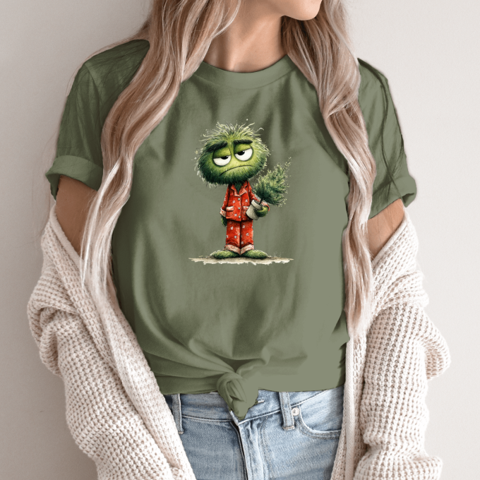 Unisex marškinėliai su spauda „Rūstusis Kalėdų rytas“ - Image 10