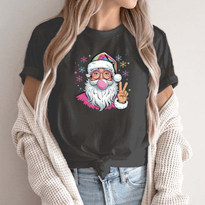 Unisex marškinėliai su spauda „Cool Kalėdos“ - Image 14