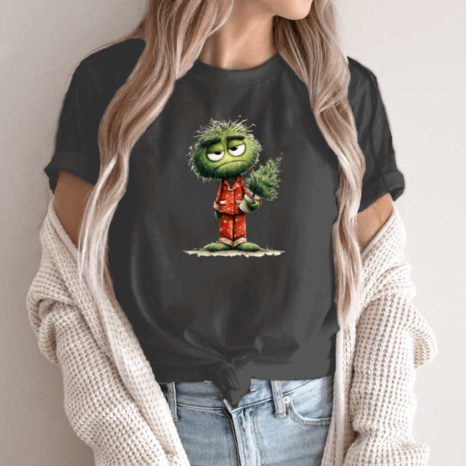 Unisex marškinėliai su spauda „Rūstusis Kalėdų rytas“ - Image 14