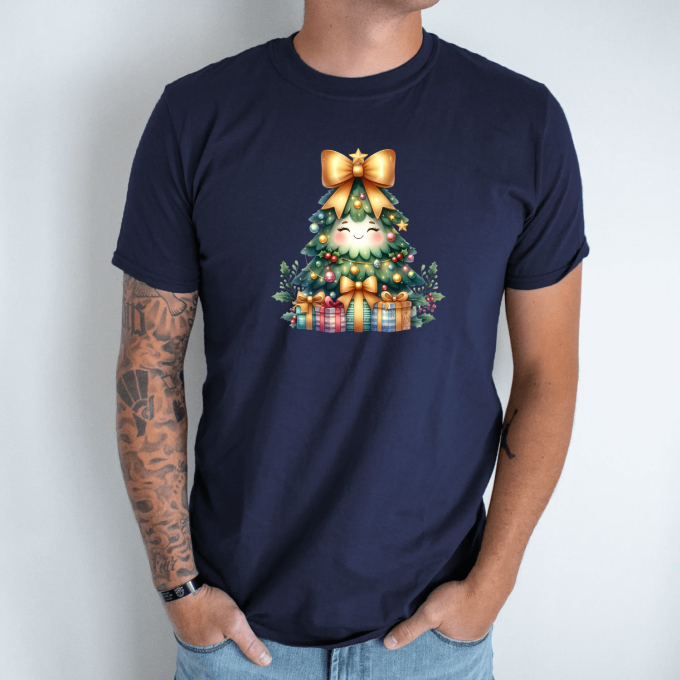 Unisex marškinėliai su spauda „Eglutė Staigmenėlė“ - Image 6
