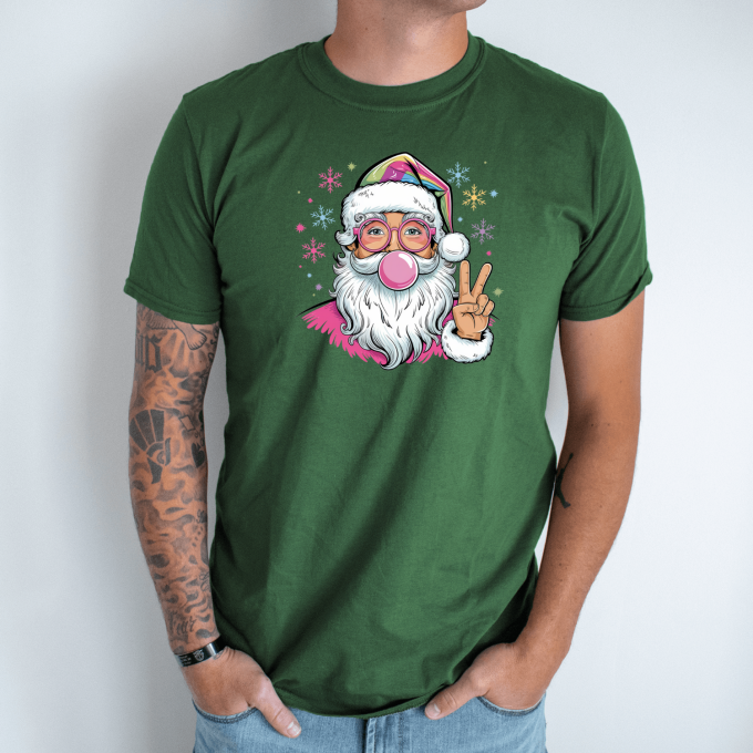 Unisex marškinėliai su spauda „Cool Kalėdos“ - Image 6