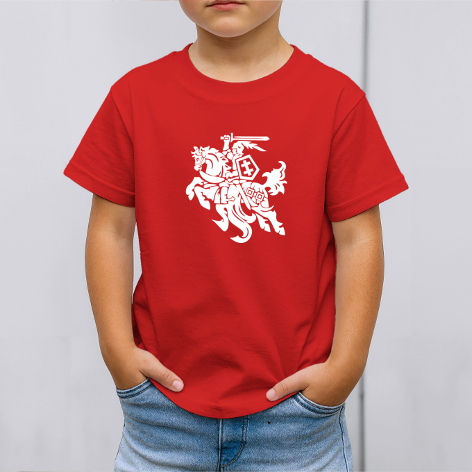 Vaikiški marškinėliai su spauda „Vytis“ - Image 3
