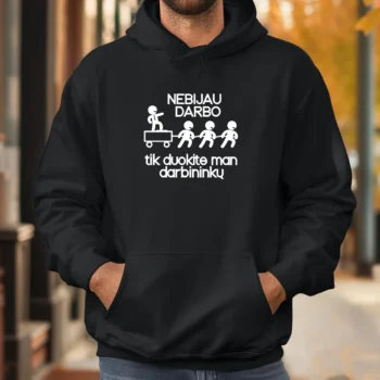 Džemperis „Nebijau darbo