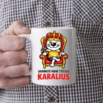 Puodelis „Tiesio karalius