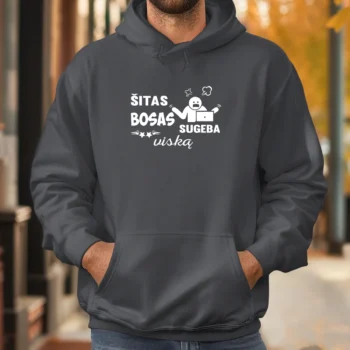 Džemperis „Šitas bosas sugeba viską