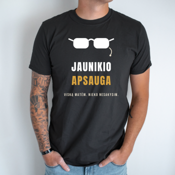 Unisex marškinėliai „Jaunikio apsauga
