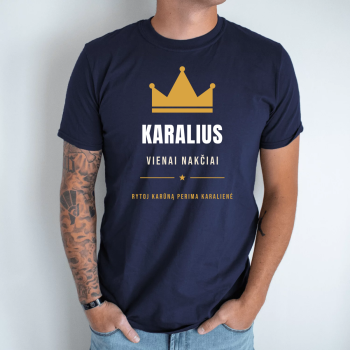 Unisex marškinėliai „Karalius vienai nakčiai