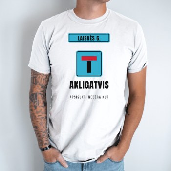 Unisex marškinėliai „Kelio pabaiga