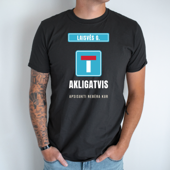 Unisex marškinėliai „Kelio pabaiga