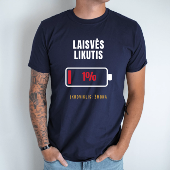 Unisex marškinėliai „Laisves likutis