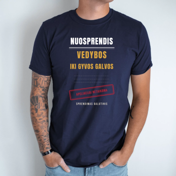 Unisex marškinėliai „Nuosprendis