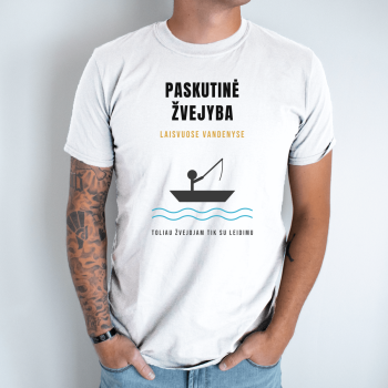 Unisex marškinėliai „Paskutinė žvejyba