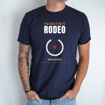 Unisex marškinėliai „Paskutinis rodeo
